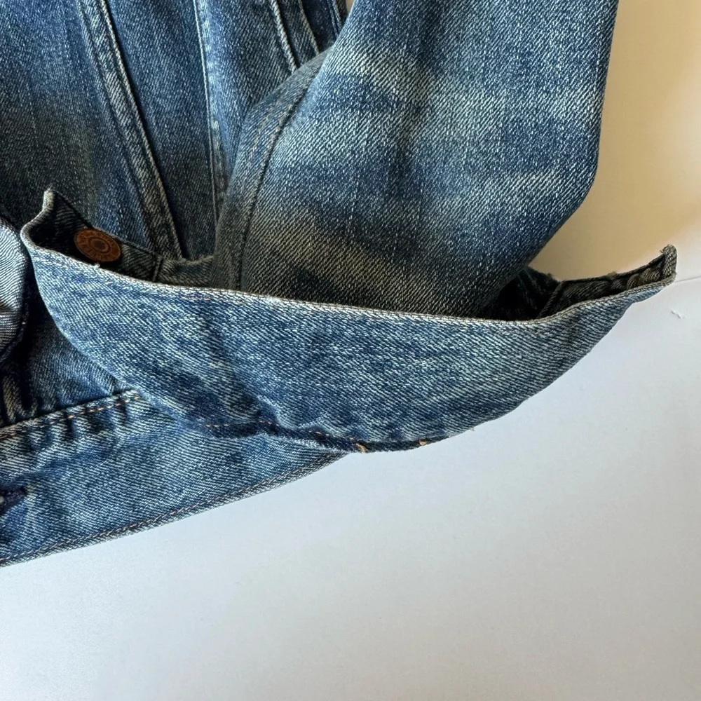 Ralph Lauren Polo Distressed Blue Denim Jacket - Picture 6 of 16